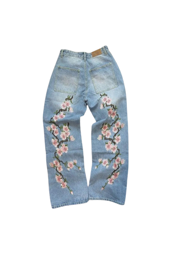 'Blossom' Embroidered Jeans